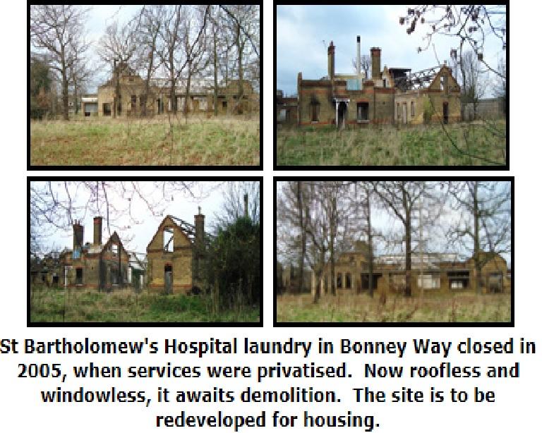St Barts hospital laundry
